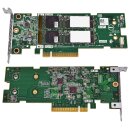 Dell 2x 240GB 0919J9 SSD PCIe2.0 x8 M.2 Boss Adapter Karte 0K4D64 LP