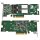 Dell 2x 240GB 0919J9 SSD PCIe2.0 x8 M.2 Boss Adapter Karte 0K4D64 LP