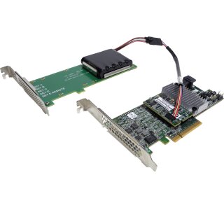 LSI MegaRAID SAS 9361-4i 4-Port 12G RAID Controller PCle x8 +MR LSICVM02 +BBU FP