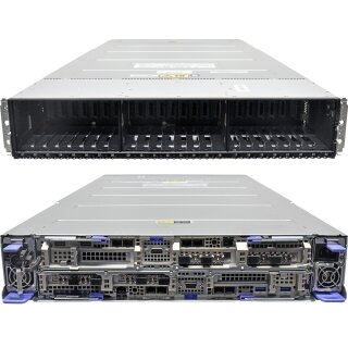 IBM Storwize V7200 NVMe Control Enclosure 2076-824 2x Control Node 4x Silver 4208 0GB RAM 24x 2.5 2x PSU