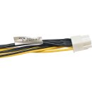 Gigabyte G431-MM1 Graphics Card Y-Power Cable 30cm 25CRI-300002-BOR 8 PIN to 2x8(6+2) Pin