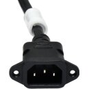 3xNetzkabel C14 C13 Power Kabel Schwarz 1m 10A 250V Verlängerung for G431-MM1