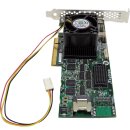 Adaptec ASR-6445 512MB 6G SAS/SATA RAID Controller FP+Cable +Fan TCA-00320-03-C