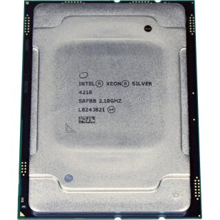 Intel Xeon Silver 4216 Processor 16-Core 2.10GHz 22MB Cache FCLGA3647 SRFBB