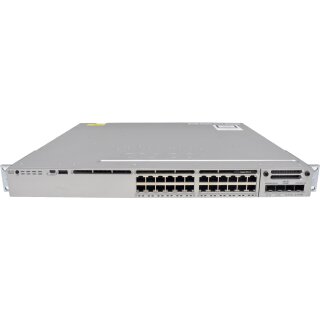 Cisco WS-C3850-24T-E 24-Port RJ-45 Stackable GE Switch +Module C3850-NM-2-10G