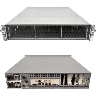 Supermicro CSE-216 2U Rack Server X10SRL-F Rev. 1.01B 1xE5-1620 V4 4C 24x SFF 2,5" SAS 9380-4i4e