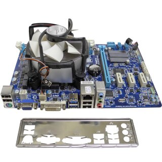 Gigabyte PC Mainboard GA-H61MA-D3V Rev 2.0 with Fan Heatsink / Lüfter Kühler