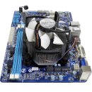 Gigabyte PC Mainboard GA-H61MA-D3V Rev 2.0 with Fan Heatsink / Lüfter Kühler