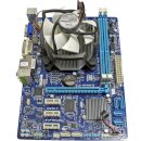Gigabyte PC Mainboard GA-H61MA-D3V Rev 2.0 with Fan Heatsink / Lüfter Kühler