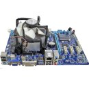 Gigabyte PC Mainboard GA-H61MA-D3V Rev 2.0 with Fan Heatsink / Lüfter Kühler