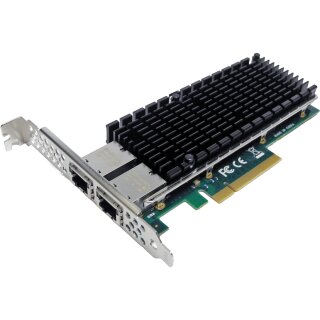 Delock 88505 Intel X540-T2 Dual-Port RJ45 10GbE Network Adapter PCIe2.0 x8 FP