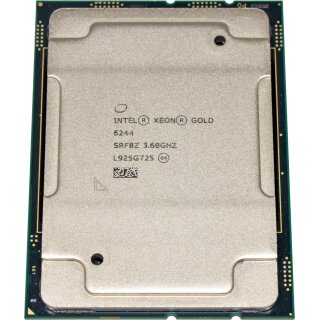 Intel Xeon Gold Processor 6244 8-Core 3.60GHz 24.75 MB Cache SRF8Z FCLGA3647