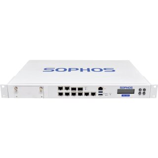 Sophos XG 330 Rev.1 8-Port RJ-45 GE Firewall 2x 1G SFP +Rack Ears
