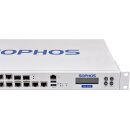 Sophos XG 330 Rev.1 8-Port RJ-45 GE Firewall 2x 1G SFP +Rack Ears