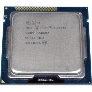 Intel Core i7-3770K Processor Quad-Core 3.50GHz 8 MB Cache SR0PL FCLGA1155