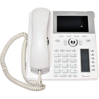 Snom D785 PoE Systemtelefon white 4.3" DSP HD-Audio Dual-Display