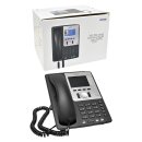 Snom 821 Black SIP-based PoE IP Phone 3.5" TFT Color Display +Stand +PSU NEW NEU