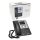 Snom 821 Black SIP-based PoE IP Phone 3.5" TFT Color Display +Stand +PSU NEW NEU