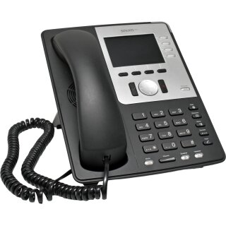 Snom 821 Black SIP-based PoE IP Phone 3.5" TFT Color Display +Stand