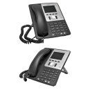 Snom 821 Black SIP-based PoE IP Phone 3.5" TFT Color Display +Stand