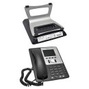 Snom 821 Black SIP-based PoE IP Phone 3.5" TFT Color Display +Stand