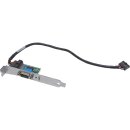 HP 628646-001 Serial RS232 DB9 Adapter +FH Bracket +Cable...