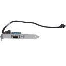 HP 628646-001 Serial RS232 DB9 Adapter +FH Bracket +Cable 611901-001 012711-001