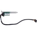 HP 628646-001 Serial RS232 DB9 Adapter +FH Bracket +Cable 611901-001 012711-001