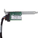 HP 628646-001 Serial RS232 DB9 Adapter +FH Bracket +Cable 611901-001 012711-001