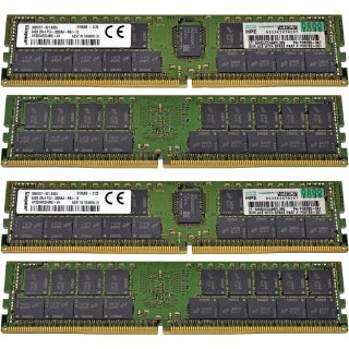 256GB HP Kingston 4x64GB 2Rx4 PC4-3200AA-RB4 DDR4 HP32D4R2D4MEI-64 P03053-0A1 P06192-001