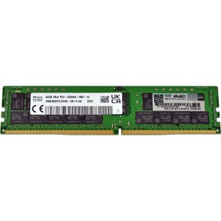 HP SKhynix 64GB 2Rx4 PC4-3200AA-RB2 DDR4 RAM HMAA8GR7CJR4N-XN P03053-7A1 P06192-001