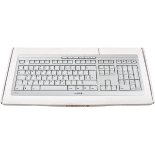 Cherry USB Stream Keyboard JK-8500EU-0/03 DE QWERTZ wired white NEW NEU
