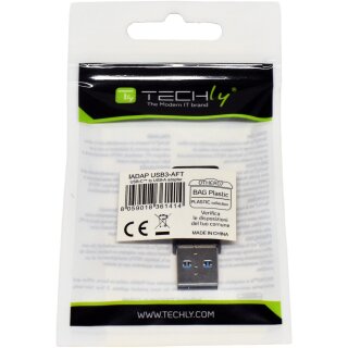 Techly IADAP USB3-AFT USB-C to USB-A Adapter NEW NEU