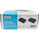 Digitus DS-12870 Dual-Port Single Display 4K HDMI KVM...