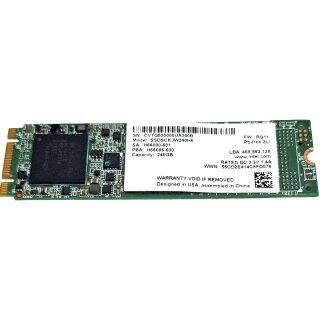 Intel SSDSCKJW240H6 H66080-601 H66086-600 240GB M.2 2280 SATA III SSD