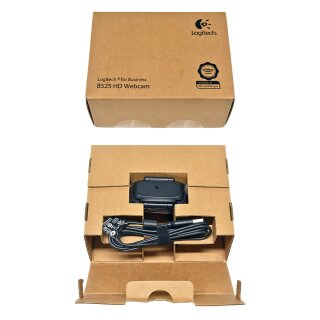 Logitech B525 HD Webcam 960-000842 720p HD-Video wired USB black NEW NEU