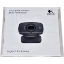 Logitech B525 HD Webcam 960-000842 720p HD-Video wired USB black NEW NEU