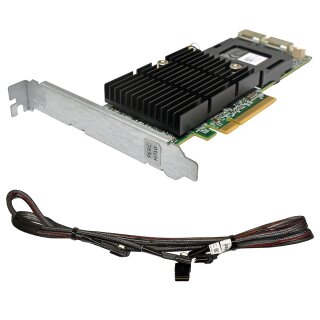 DELL PERC H710 0VM02C SAS RAID Controller 6G 512MB Cache PCIe x8 +SAS Kabel FP