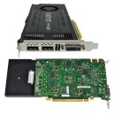 HP NVIDIA QUADRO K4000 GK106 Graphics Card 3GB GDDR5 PCIe x16 700104-001 713381-001 +Cable