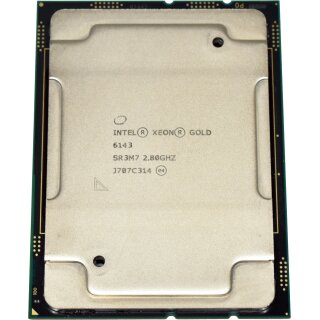 Intel Xeon Gold Processor 6143 16-Core 2.80GHz 22MB Cache SR3M7 FCLGA3647