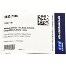 EFB Elektronik KB12-230B Klettkabelbinder 10St./Pack schwarz 230mm/12mm NEW NEU