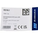 EFP Elektronik K5510.1 RJ-45 Patchkabel S/FTP Cat.6 LSZH 1m grau NEW NEU