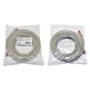 Dexlan 71510 RJ-45 Patchkabel S/FTP (PIMF) Cat.6 10m grau NEW NEU