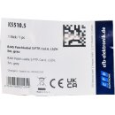 EFP Elektronik K5510.5 RJ-45 Patchkabel S/FTP Cat.6 LSZH 5m grau NEW NEU