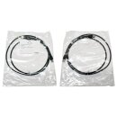 Geiger 72001208 RJ-45 S/FTP-Patchkabel AWG26 Kat.6A Tyco AMP 1,5m schwarz NEW NEU