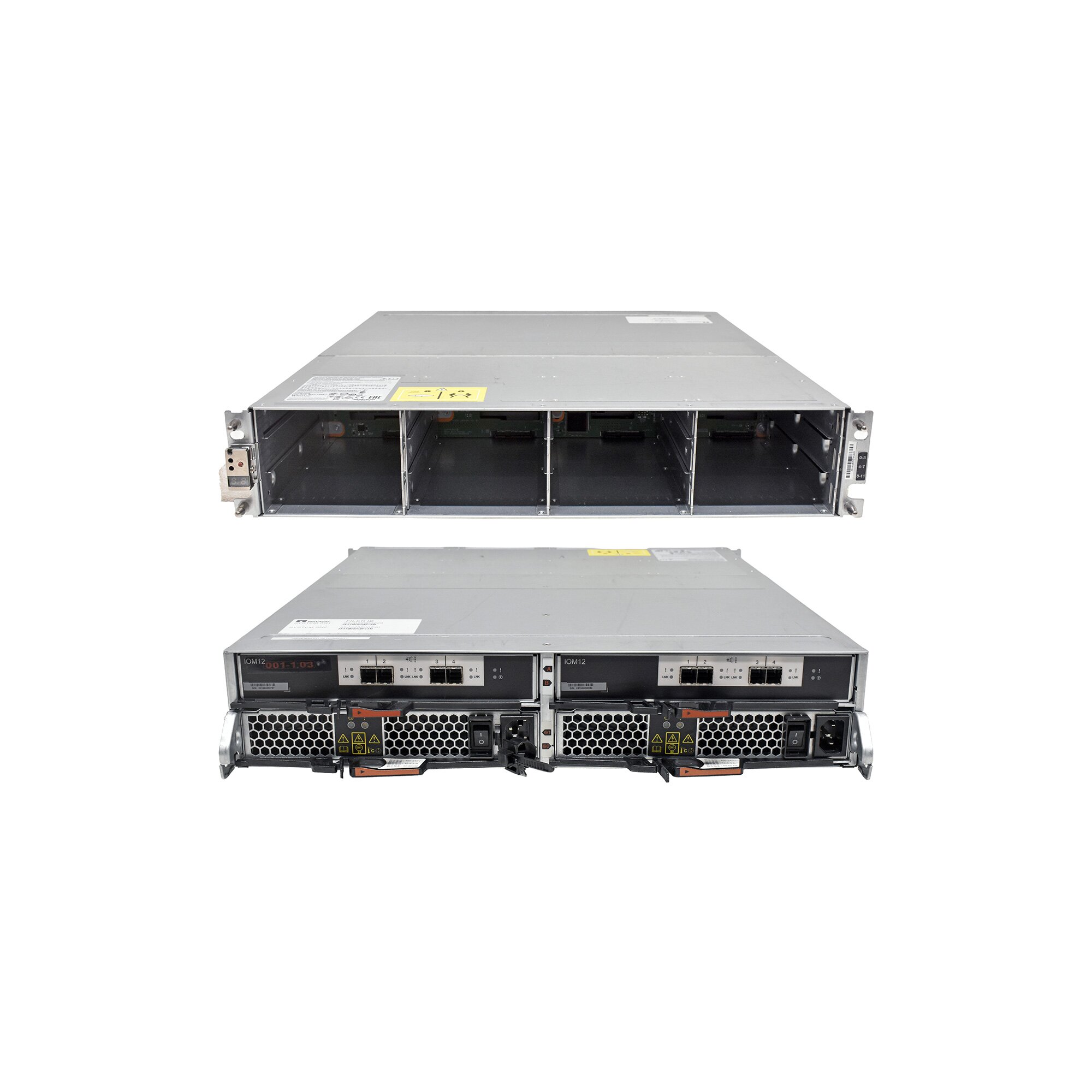 Netapp Controller NetApp DS212C NAJ-1502 Expansion Shelf Disk 12x LFF 2x Controller IOM12 ...