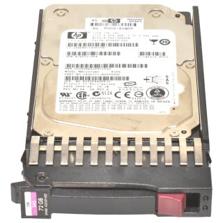 HP 72 GB 2.5" 15K SAS HDD DH072BAAKN 459889-002 432321-001 + Caddy