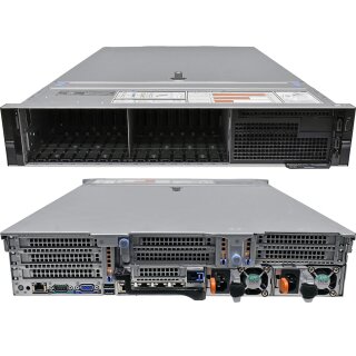 Dell PowerEdge R740 NO CPU NO PC4 RAM 2x Performance Kühler 6x Performance Lüfter 16x SFF 2,5" H750