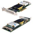 Adaptec ASR-5805 2-Port 3G SAS RAID Controller 512MB PCIe x8 +BBU LP