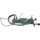 HP LSI SAS9212-4i 4-Port 6Gb PCIe x8 SAS/SATA RAID Controller 694504-001 +3x Cable